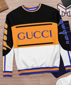 gucci-3d-black-orange-white-3d-ugly-sweater