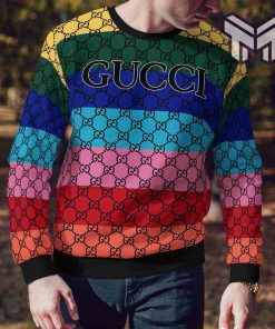 gucci-rainbow-color-3d-ugly-sweater