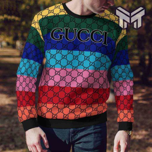 gucci-rainbow-color-3d-ugly-sweater