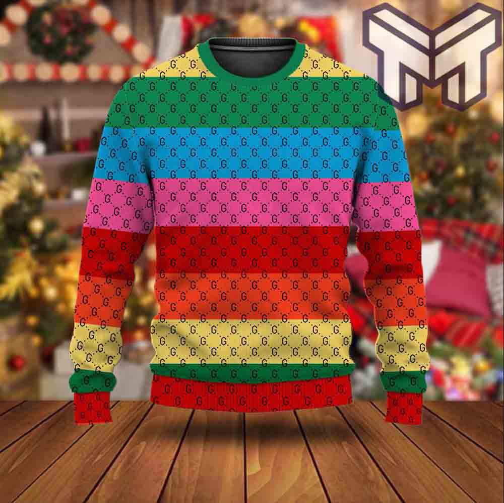 Louis Vuitton Colorful Ugly Sweater - Muranotex Store