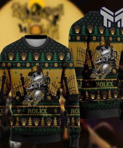 jack-skellington-rolex-logo-ugly-christmas-sweater