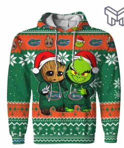 christmas-hoodies-florida-gators-baby-groot-and-grinch-ugly-christmas-3d-hoodie