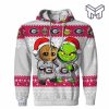 christmas-hoodies-georgia-bulldogs-baby-groot-and-grinch-ugly-christmas-3d-hoodie