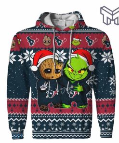 christmas-hoodies-houston-texans-baby-groot-and-grinch-ugly-christmas-3d-hoodie