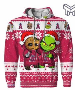 christmas-hoodies-los-angeles-angels-baby-groot-and-grinch-ugly-christmas-3d-hoodie