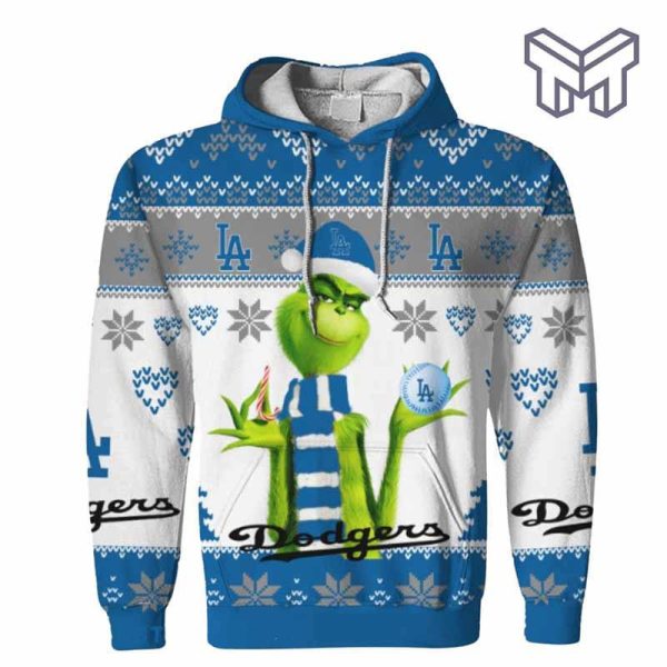 christmas-hoodies-los-angeles-dodgers-baseball-american-grinch-christmas-3d-hoodie