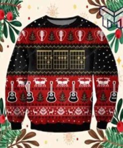 guitar-all-over-print-ugly-christmas-sweater