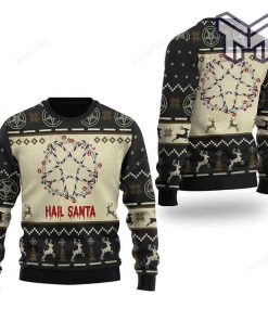 hail-santa-pentagram-all-over-print-ugly-christmas-sweater