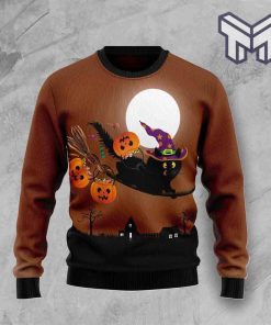 halloween-black-cat-all-over-print-ugly-christmas-sweater