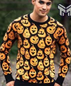 halloween-pumpkin-all-over-print-ugly-christmas-sweater