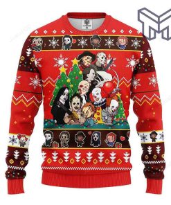 Horror Friends Christmas All Over Print Ugly Christmas Sweater