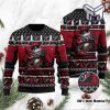 Houston Texans Jack Skellington Halloween All Over Print Ugly Christmas Sweater
