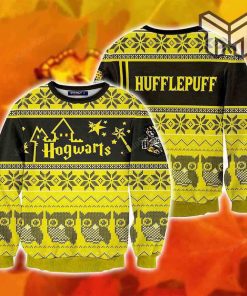 Hufflepuff Harry Potter All Over Print Ugly Christmas Sweater