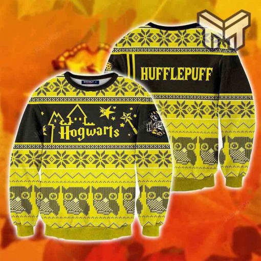 Hufflepuff Harry Potter All Over Print Ugly Christmas Sweater