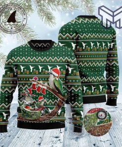 Hummingbird Family Xmas Christmas All Over Print Ugly Christmas Sweater