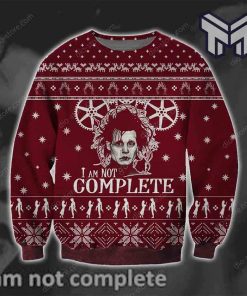 I Am Not Complete Knitting Pattern For Unisex All Over Print Ugly Christmas Sweater