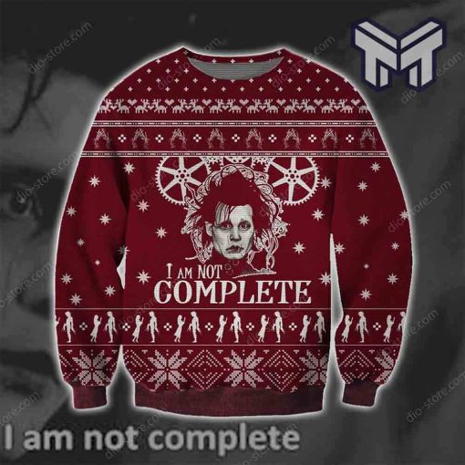 I Am Not Complete Knitting Pattern For Unisex All Over Print Ugly Christmas Sweater