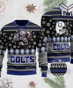 Indianapolis Colts All Over Print Ugly Christmas Sweater