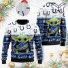 Indianapolis Colts Baby Yoda All Over Print Ugly Christmas Sweater