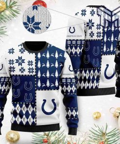 Indianapolis Colts Christmas All Over Print Ugly Christmas Sweater