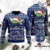 Indianapolis Colts Cute Baby Yoda Grogu All Over Print Ugly Christmas Sweater
