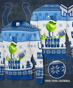 Indianapolis Colts The Grinch All Over Print Ugly Christmas Sweater