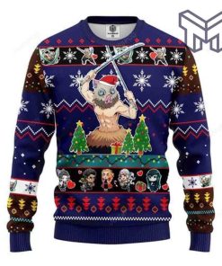 Inosuke Hashibira Demon Slayer For Anime Lovers All Over Print Ugly Christmas Sweater