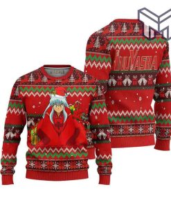 Inuyasha Christmas All Over Print Thicken Sweater Anime Xmas Gift