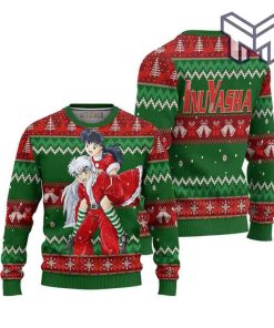 Inuyasha Kagome Inuyasha Anime Christmas All Over Print Ugly Christmas Sweater