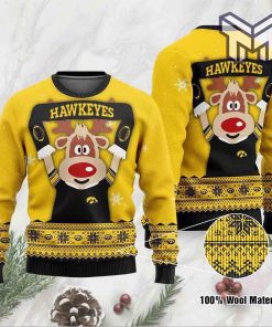 Iowa Hawkeyes Funny All Over Print Ugly Christmas Sweater