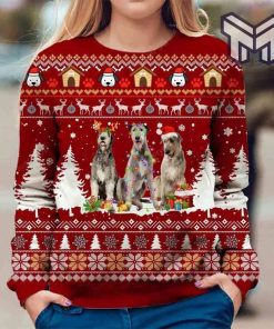 Irish Wolfhound All Over Print Ugly Christmas Sweater