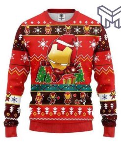 Iron Man Chibi For Unisex All Over Print Ugly Christmas Sweater