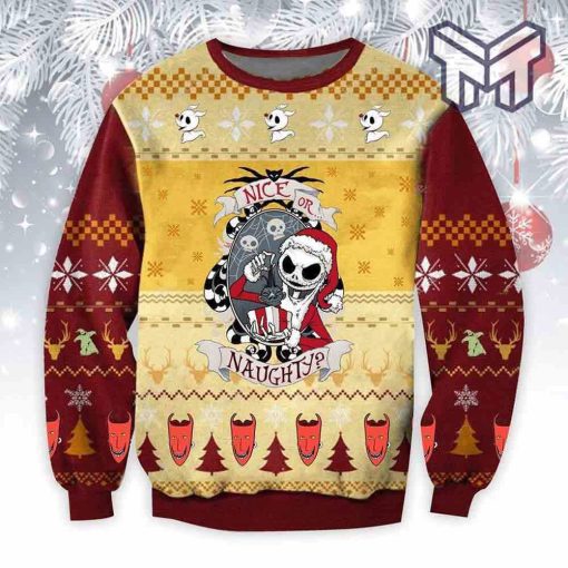 Jack Skellington Christmas All Over Print Ugly Christmas Sweater