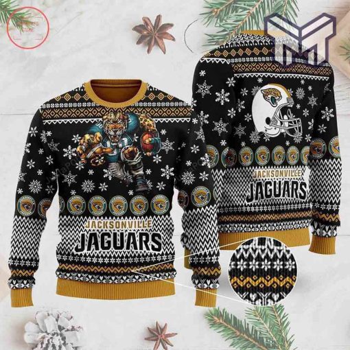 Jacksonville Jaguars All Over Print Ugly Christmas Sweater