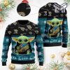 Jacksonville Jaguars Baby Yoda Shirt For American Football Fans All Over Print Ugly Christmas Sweater