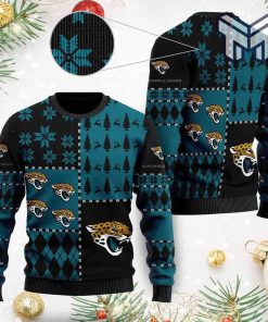 Jacksonville Jaguars Christmas All Over Print Ugly Christmas Sweater