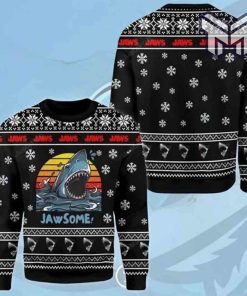 Jawsome Shark For Shark Lovers All Over Print Ugly Christmas Sweater