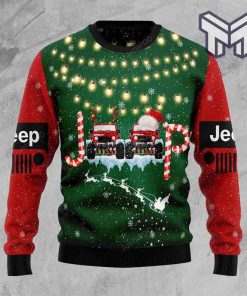 Jeep Car Christmas All Over Print Ugly Christmas Sweater