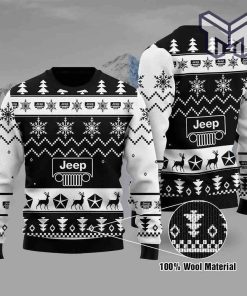 Jeep For Unisex All Over Print Ugly Christmas Sweater