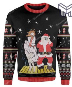 Jesus And Santa All Over Print Ugly Christmas Sweater