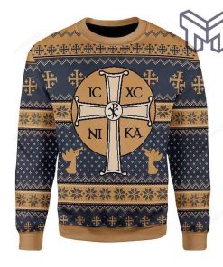 Jesus Ic Xc All Over Print Ugly Christmas Sweater