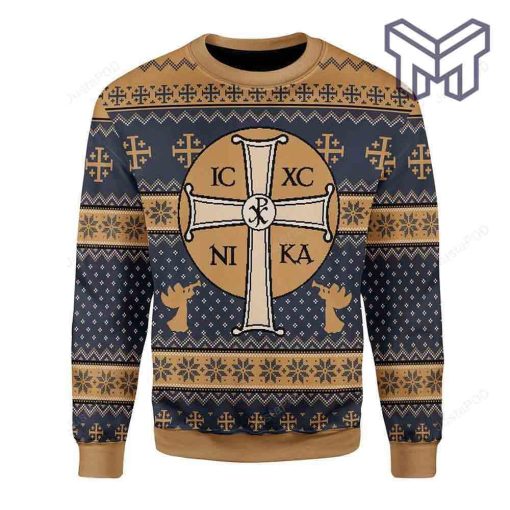 Jesus Ic Xc All Over Print Ugly Christmas Sweater