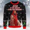 Jesus Is The Reason For The Season All Over Print Ugly Christmas Sweater