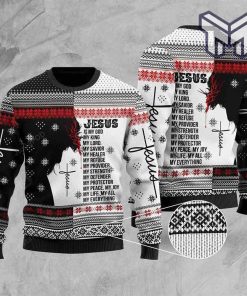 Jesus My Everything All Over Print Ugly Christmas Sweater