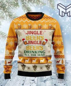 Jingel Beer All Over Print Ugly Christmas Sweater