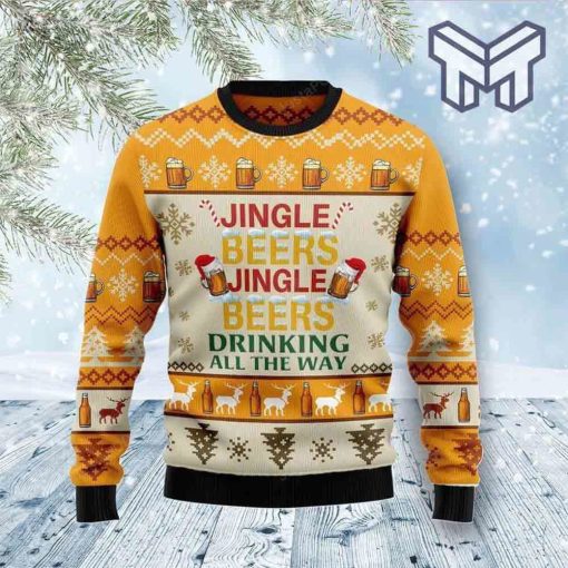 Jingel Beer All Over Print Ugly Christmas Sweater