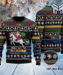 Jingle All The Gay All Over Print Ugly Christmas Sweater