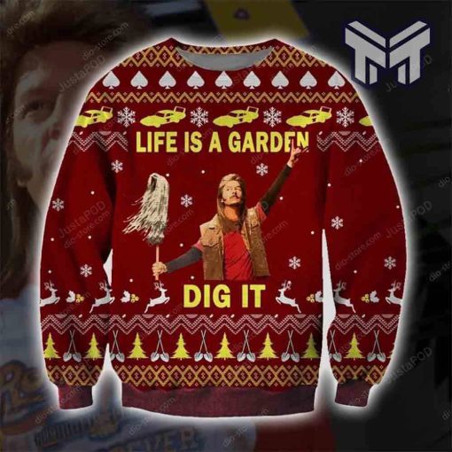 Joe Dirt Knitting Pattern 3D Print All Over Print Ugly Christmas Sweater