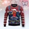 Just A Girl Who Loves Christmas And Chickens Christmas All Over Print Ugly Christmas Sweater