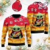 Kansas City Chiefs Baby Yoda Shirt For American Football Fans All Over Print Ugly Christmas Sweater